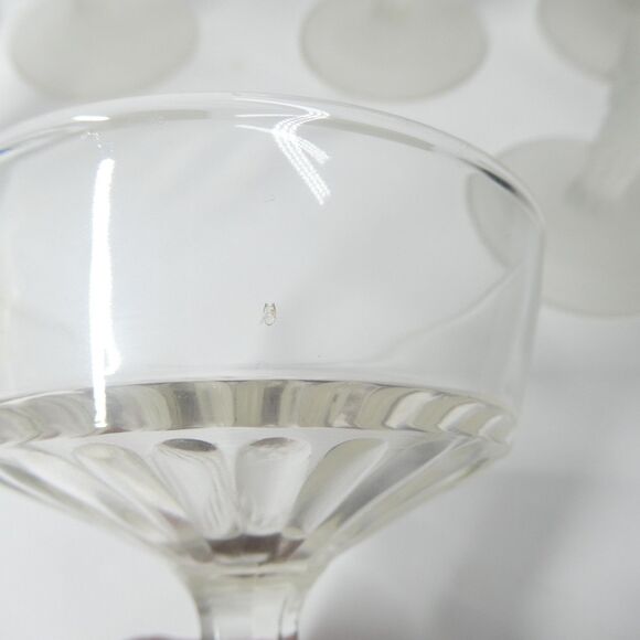 Duncan & Miller Three Faces - Set of 7 Footed Sherbet Glasses 4.75" EAPG MMA - Picture 6 of 11